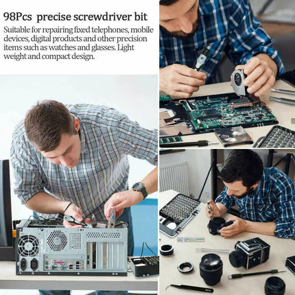 115 in 1 Magnetic Precision Torx Screwdriver Set Computer PC Phone Repair Tools