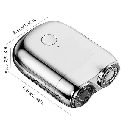 Electric Shaver Waterproof USB Rechargeable Dual Head 3D Floating Blade Razor