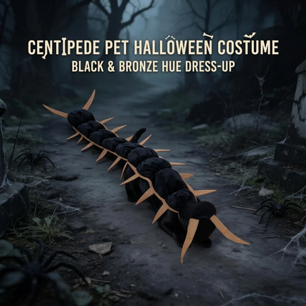 Halloween Pet Centipede Costume Funny Cat Dog Apparel Party Cosplay Outfit