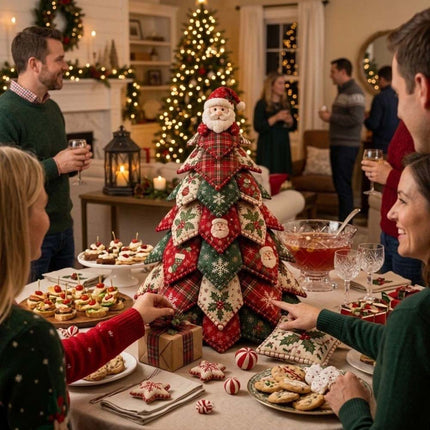 Handcraft DIY Quilted Christmas Tree Kit Tabletop Decor‘