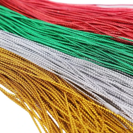 200X Christmas Ornament String Precut Hanging Rope For Xmas Ball Decor DIY 20cm