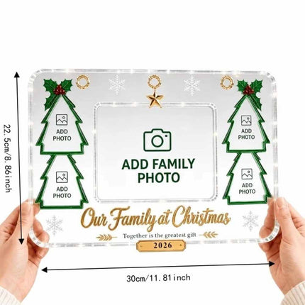 Acrylic Family Photo Frame Wall Hanging Clear Photo Frame Dining Table