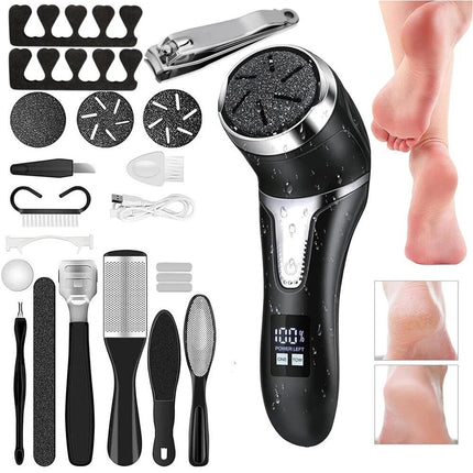 Electric Foot File Callus Remover Rechargeable Hard Skin Grinder Care Tool