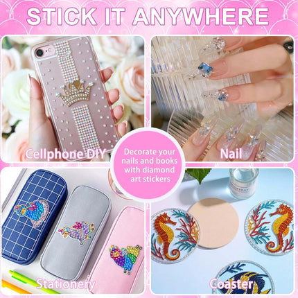 Cordless Electric Diamond Painting Pen Art Vacuum Pen Portable Rechargeable Nail Art White