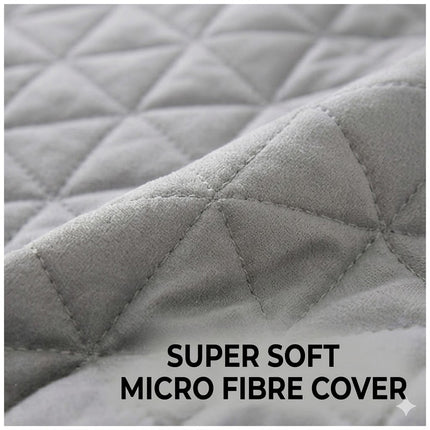Sofa Cover Quilted Couch Covers Lounge Pet Protector Slipcovers Grey 130*195CM