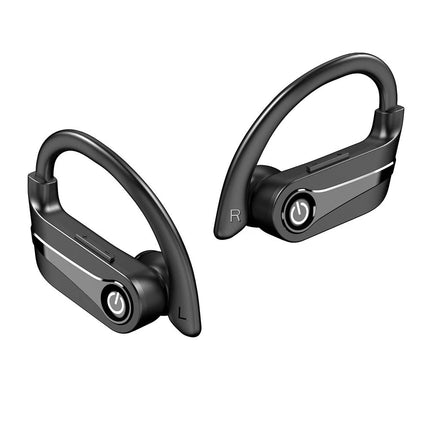 Wireless Bluetooth Ear-Hook Earphones Headphones Sports Gym Earbuds Mic