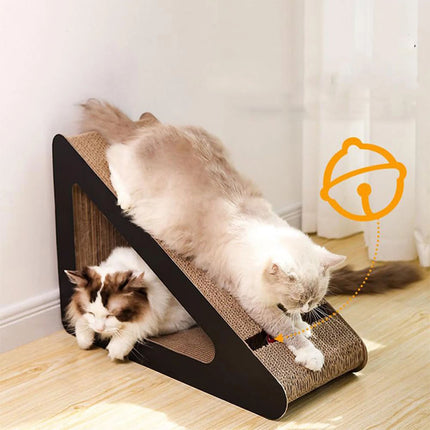 Cat Scratcher Scratching Board Corrugated Cardboard Scratch Bed Toy Pad Mat