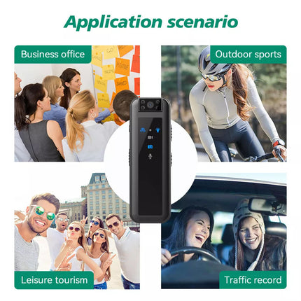1080P HD Sport Camera Body Cam Mini Wearable Video Recorder For Personal Police