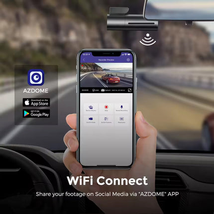 4K+1080P Dual Dash Cam 5G WiFi  Front+Rear Parking Mode