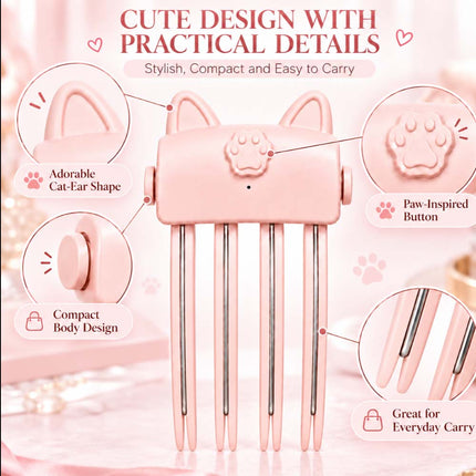 Cordless Rechargeable Root Volumizing Clip Portable Hair Fluffer Tool
