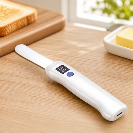 Heated Butter Knife With Digital Display, Stainless Steel Heated Butter Spreader