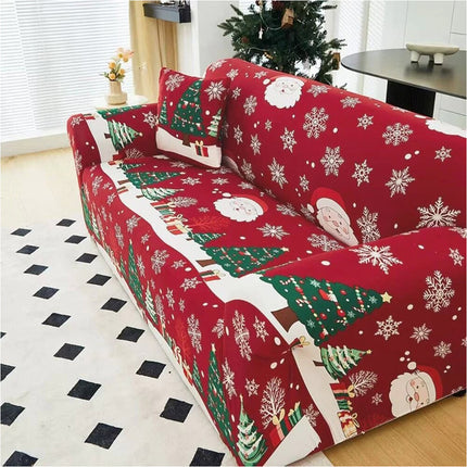 1Pcs All-inclusive Christmas Sofa Cover Furniture Protector Living Room