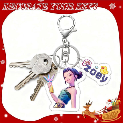 Kpop Demon Advent Calendar 2025 Keychain Countdown Calendar W/ 24 Keychain Toys