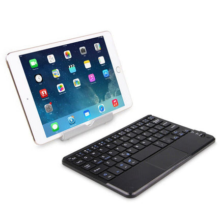 Slim Bluetooth Wireless Keyboard with Touchpad Mouse For Android Windows Mac