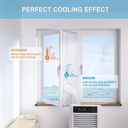 4M Hot Air Stop Waterproof Outlet Window Seal Kit For Mobile Air Conditioners