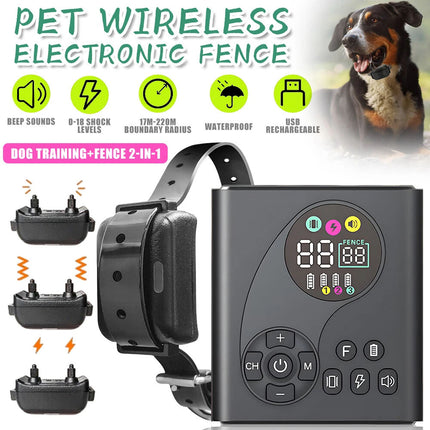Anti Barkingelectric Shock Dog Pet Training Electroniccollarobeys Remote