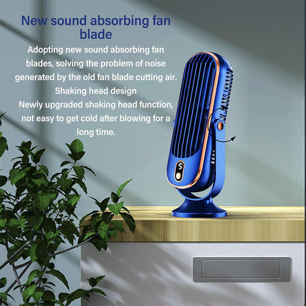 Desktop Cooling Fan with 5-Speed USB 720° Tower Fans Desk Portable