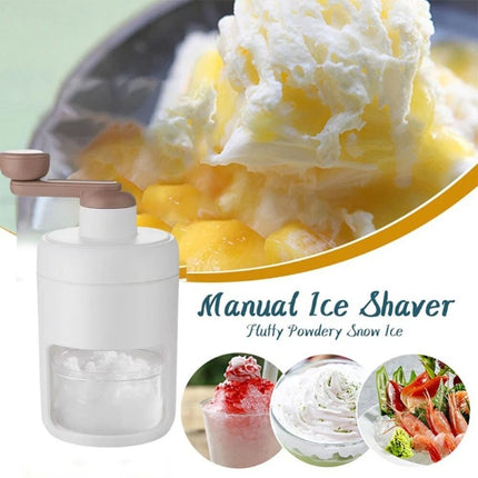 Ice Shaver Crusher Shredding Snow Cone Maker Machine Create Drink Tool