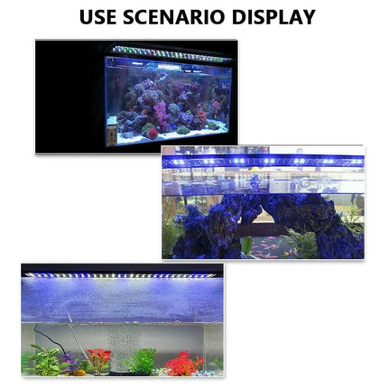 60-80CM Aquarium Light Fish Tank LED Lighting Full Spectrum Aqua Plant Lamp