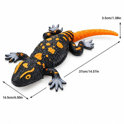 2.4G Remote Control Wall Climbing Lizard Toy with Realistic Movements, LED