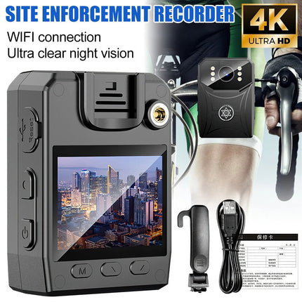 18 Hour 1080P Camcorder Mini Police Body Camera HD 120° Video DVR IR Night Cam