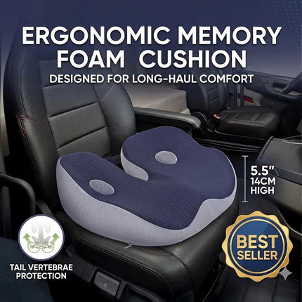 Memory Foam Seat Cushion Ergonomic For Office Chair Wheelchair Seat Pad Home