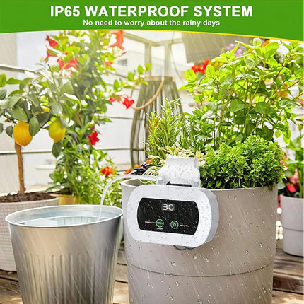 Automatic Drip Irrigation System Plant Controller Self Watering Git Garden