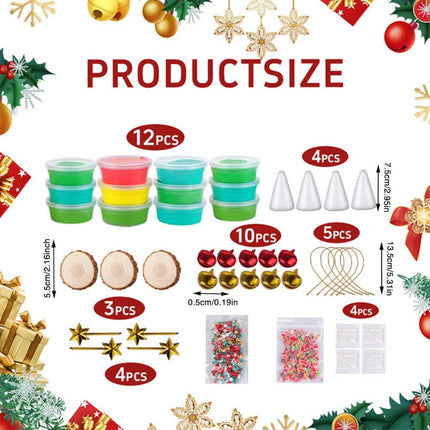 DIY Christmas Tree Clay Kit Make Your Own Christmas Tree Ornament Kit Gift