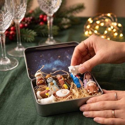 Holy Family Nativity Manger Scene Kit Christmas Figurines Christmas Gifts