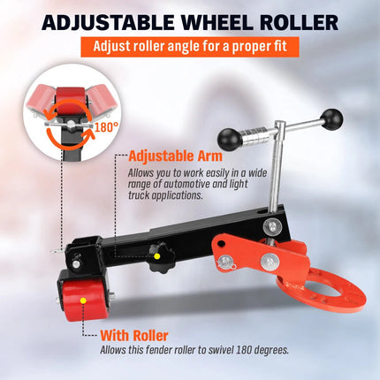 Vehicle Guard Roller Wheel Arch Fender Reformer Tool Lip Rolling Panel Repair