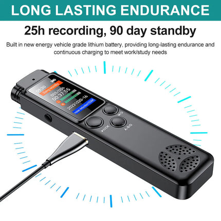 64GB Digital Voice Recorder for Lectures Meeting Recording Device Audio Recorder