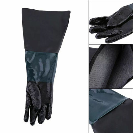Sandblaster Sandblasting Gloves for Sand Blasting Cabinet Sandblast Glove 1 Pair