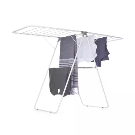 Winged Airer Rack Clothes Drying Foldable Laundry Dryer Stand Indoor-outdoor
