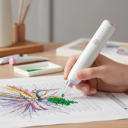 DIY Craft Electric Diamond Art Painting Pen Diamond Suction Tool for Nail Art