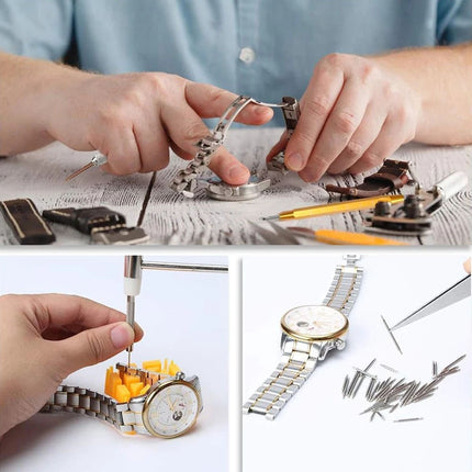 Watch Repair Tools Kit Battery Replacement Watchband Remover Spring Bar Tool Set
