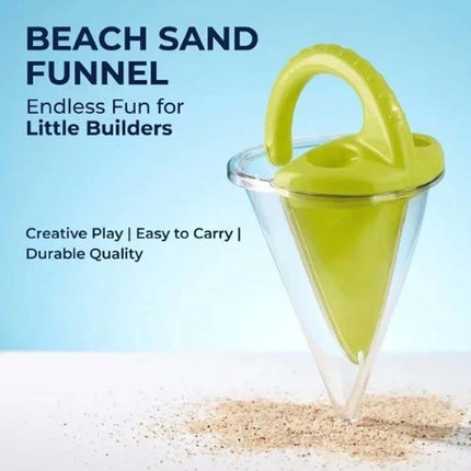 Spilling Funnel Sand Beach Toys,Dripper Writing Sand & Water Mixing Castle Maker