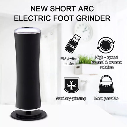 Electric Foot Grinding Dead Grinder Skin Foot File Callus Remover Pedicure TooPB Black