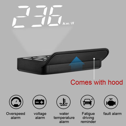 Speedometer Universal Car HUD Digital Head Up Display Speed Control Warning