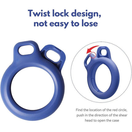Apple AirTag Lanyard Case Protector Cover Blue
