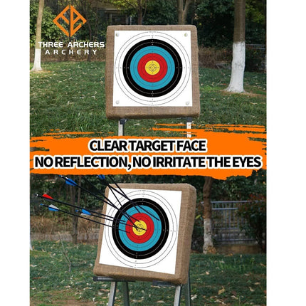 10 PCS 40cm Archery Paper Target Surface For Bow And Arrow Target Practice