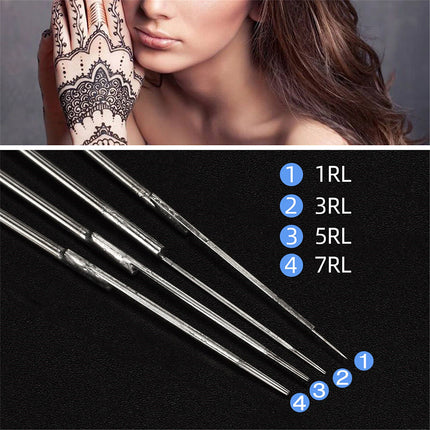 Hand Poke and Stick Tattoo Kit Clean Safe Stick Poke Tattoo Grommets Ink Tools