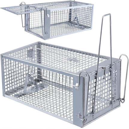 Humane Rat Trap Cage Live Animal Catch Pest Rodent Mice Mouse Bait Control Box