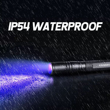 Rechargeable 395nm UV Lights 10900 Battery Tactical LED Black Light Flashlight