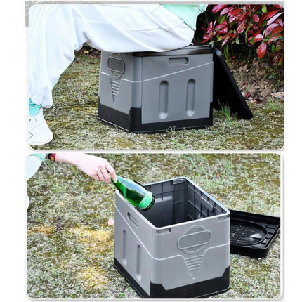 Portable Toilet Mobile Potty Outdoor Folding Toilet Caravan Hiking Camping