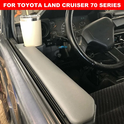 2X Car Door Armrest Cup Holder Storage Console For Toyota Land Cruiser 70 Series