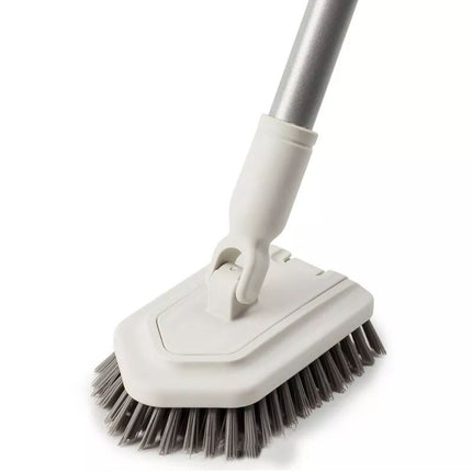Long Handled Floor Scrubbing Brush Shower Cleaning Brush for Tubs, Tiles, Glass
