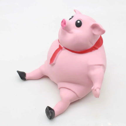 Decompress and Stretch Stress Pig Squeeze Piggy Stress Relief Funny Animals Toy