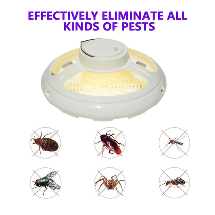 Electric Flea Trap Killer Home Control Sticky Discs Lamp Non-toxic Led Lights
