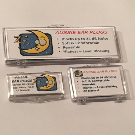 Ear Plugs Custom Moulded (2 PAIRS) Sleep Noise Block Cpap Free Ttracking