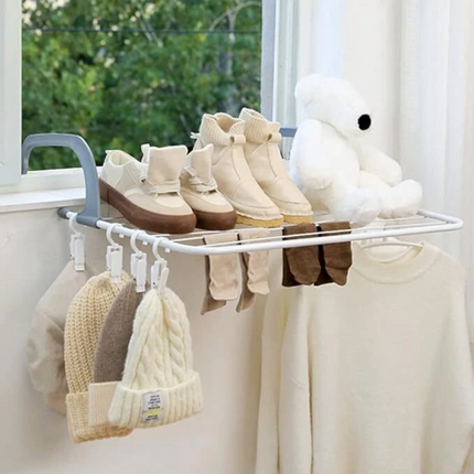 Hanging Clothes Airer Drying Rack Laundry Hanger Dryer Portable Over Door